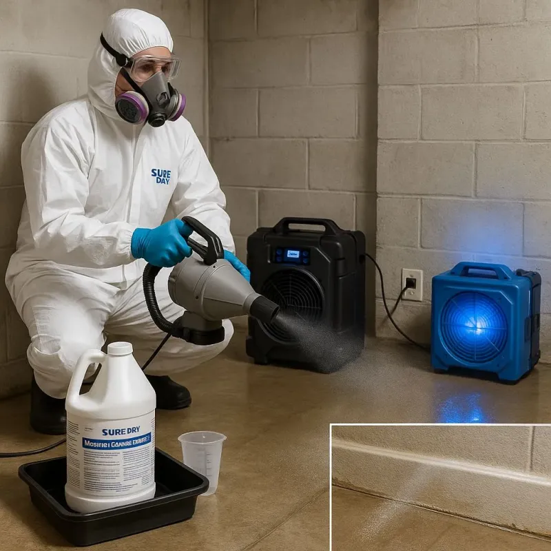 Sanitization and Odor Removal process in McKinley Park, IL